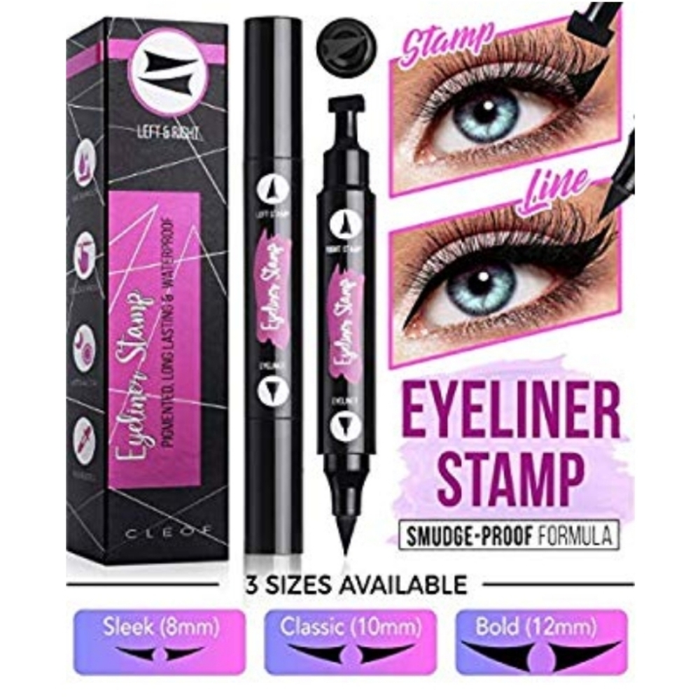 Eyeliner Stamp, Black, Waterproof 100% Vegan